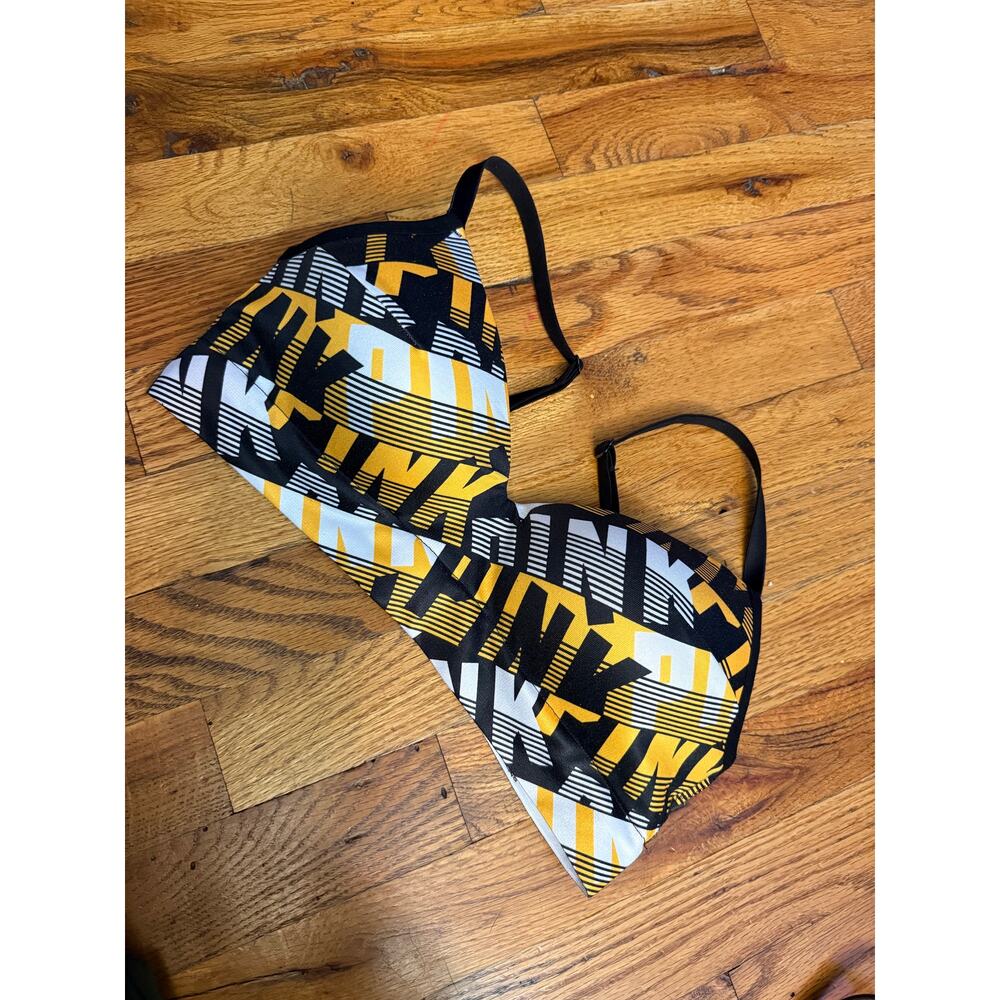 Pink/Victoria Secret Black & Yellow Bra